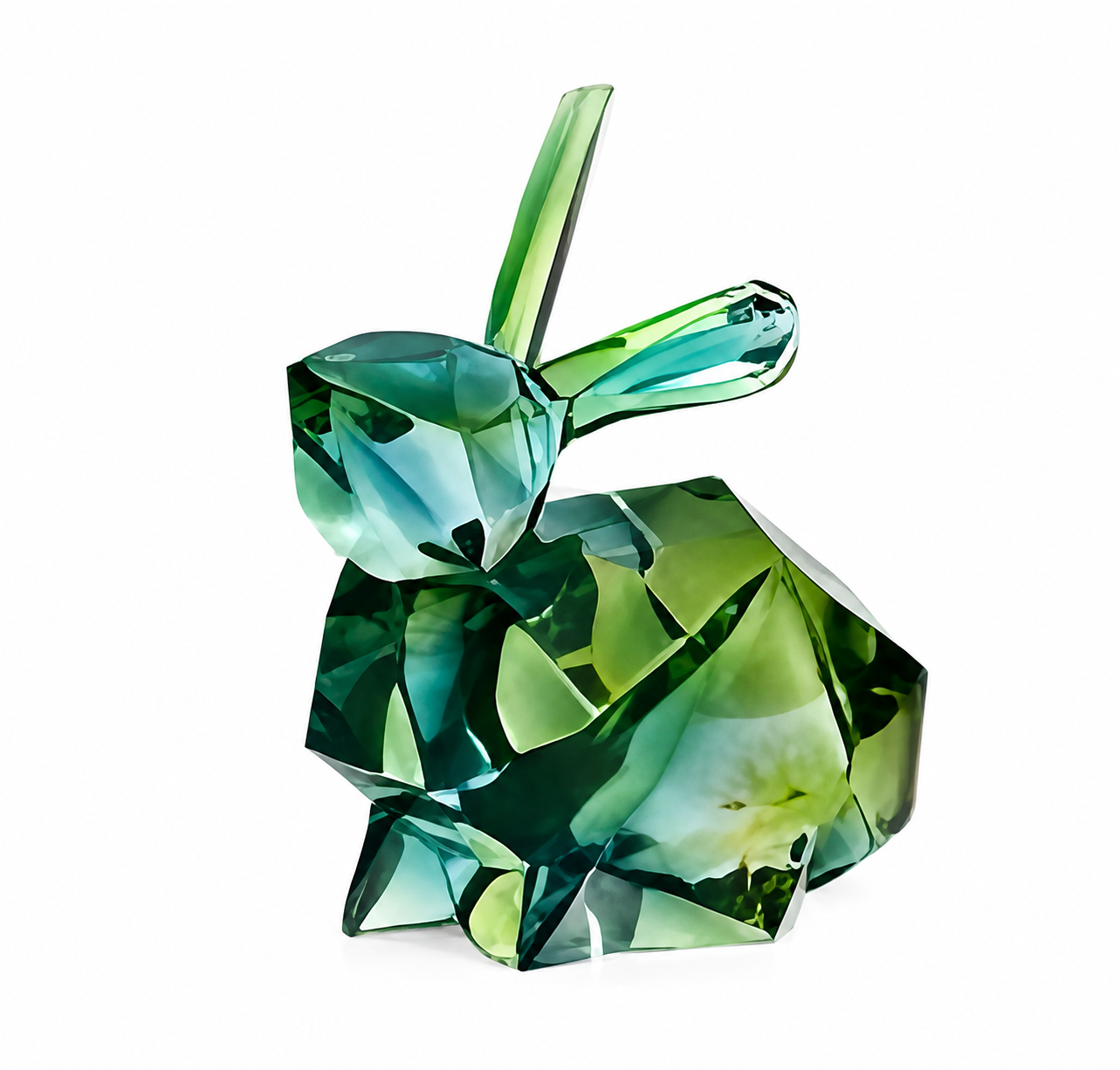 Resin “Green Love” Figurine