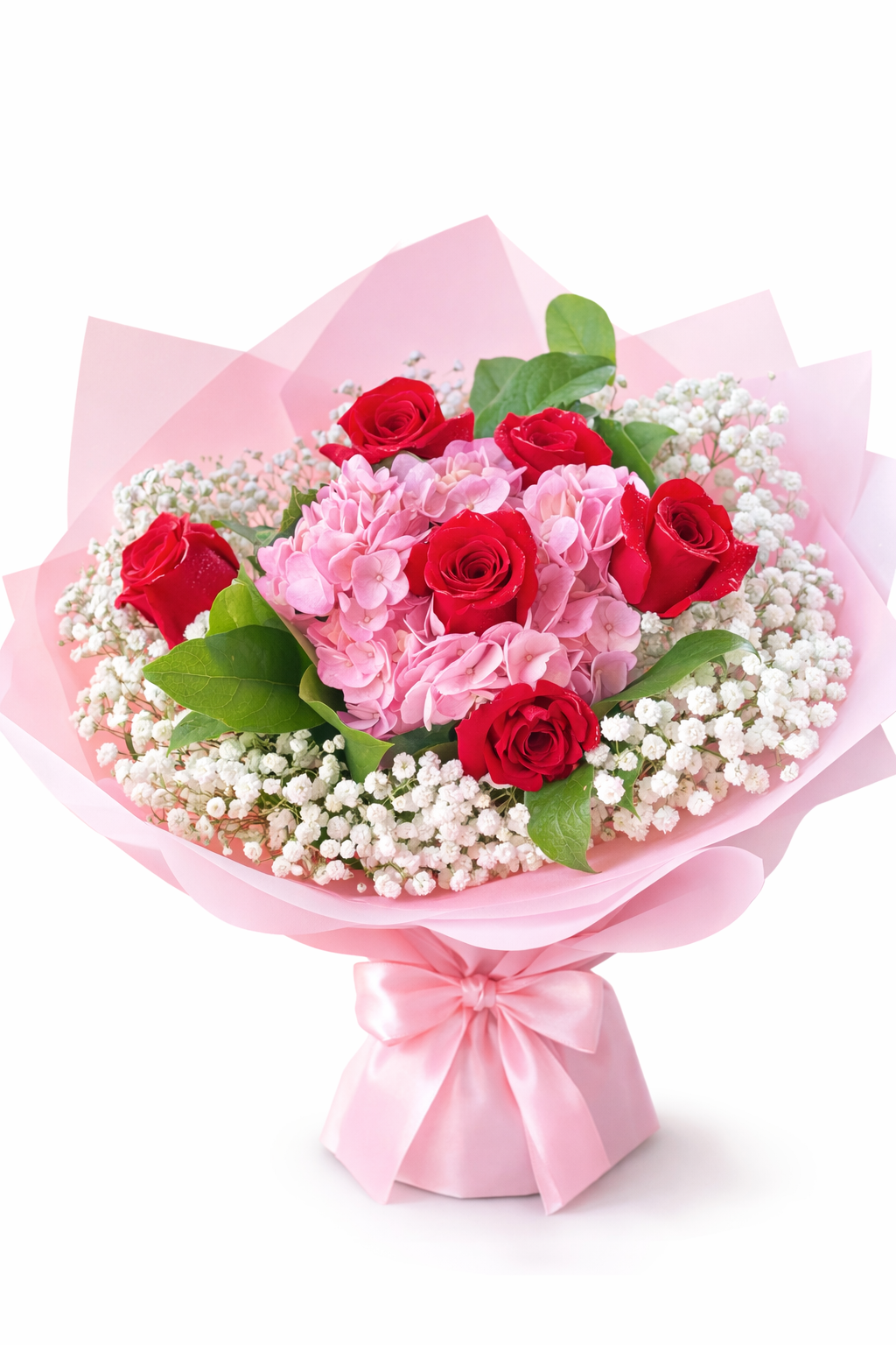 Blush Romance Hydrangea Bouquet