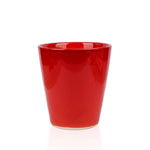 Red Tall Ceramic Pot