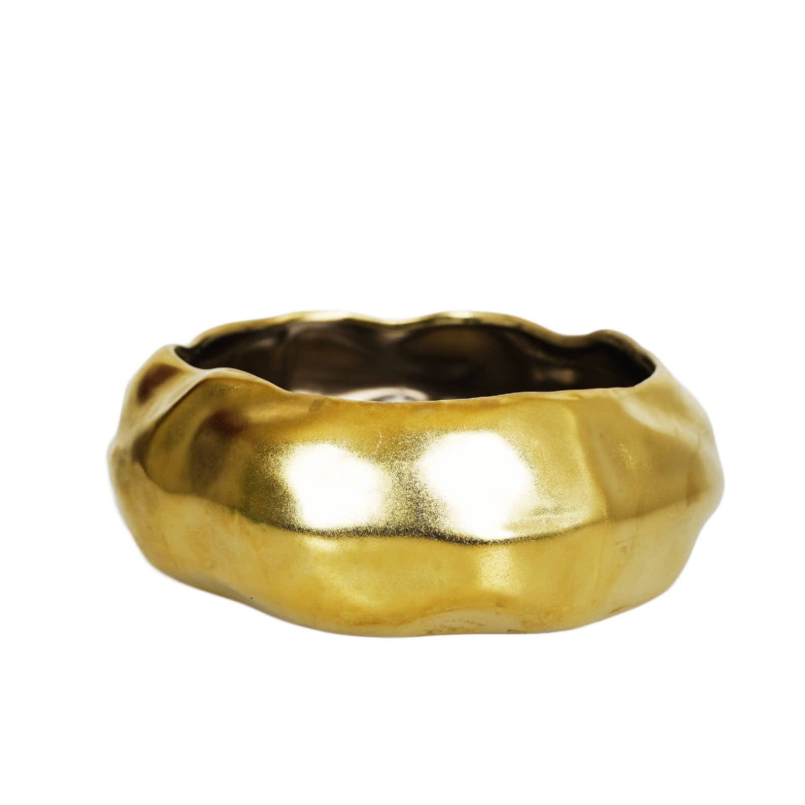 Ceramic vase brownshort bag