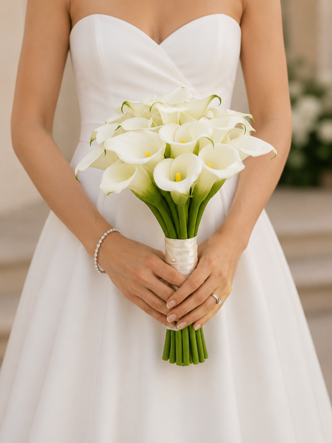 Classic White Calla Lily Bouquet