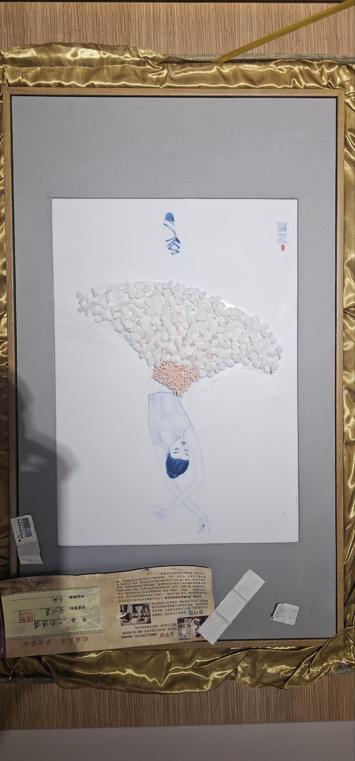 White Porcelain Flower Painting