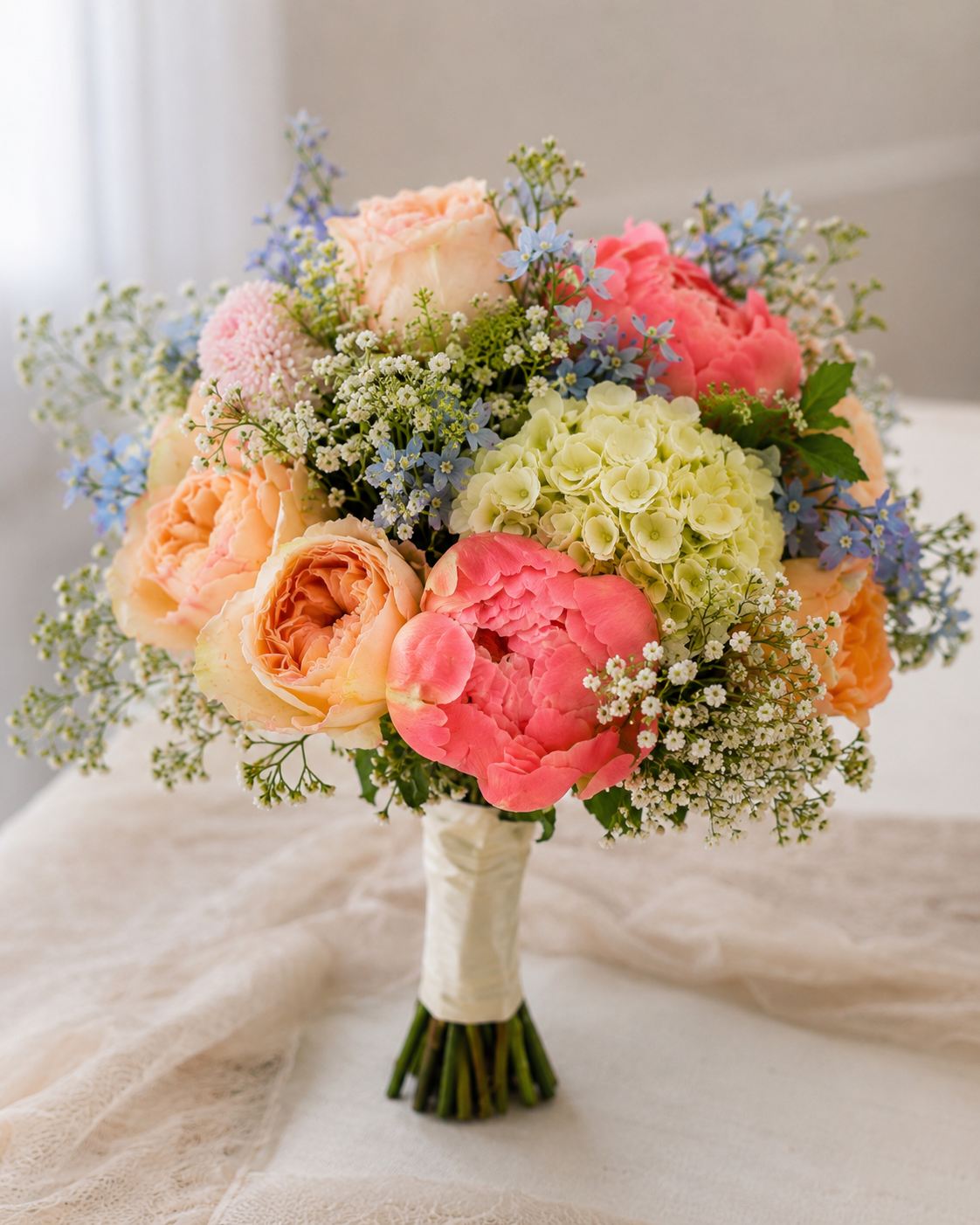 Garden Peony Bridal Bouquet