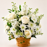 Ivory Garden Basket