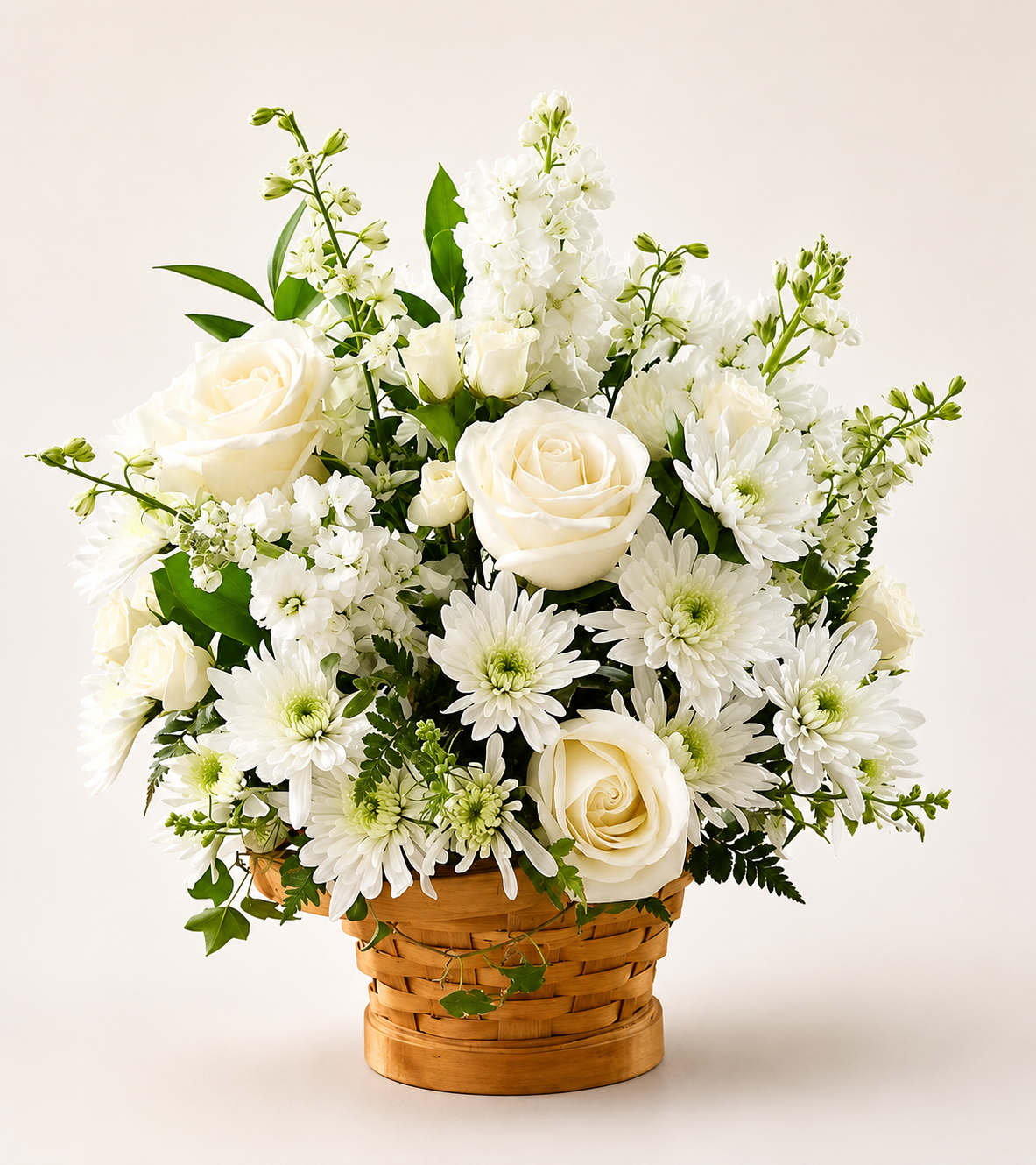 Ivory Garden Basket