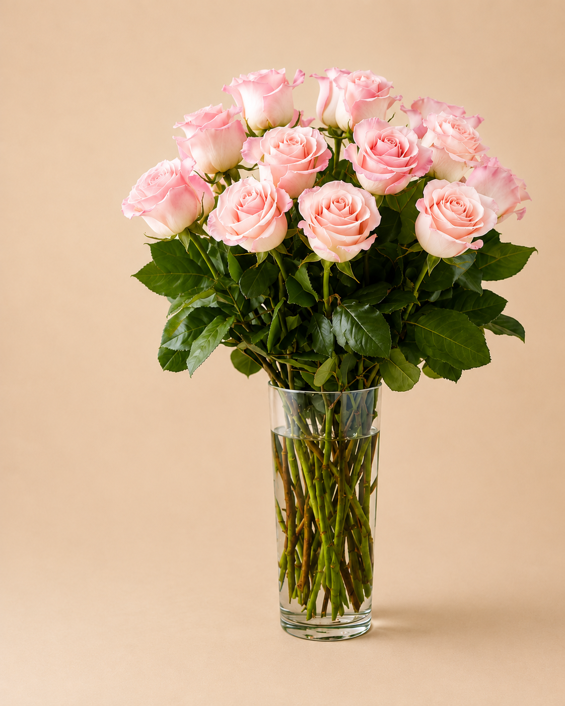 Pink Roses Wrapped Bouquets