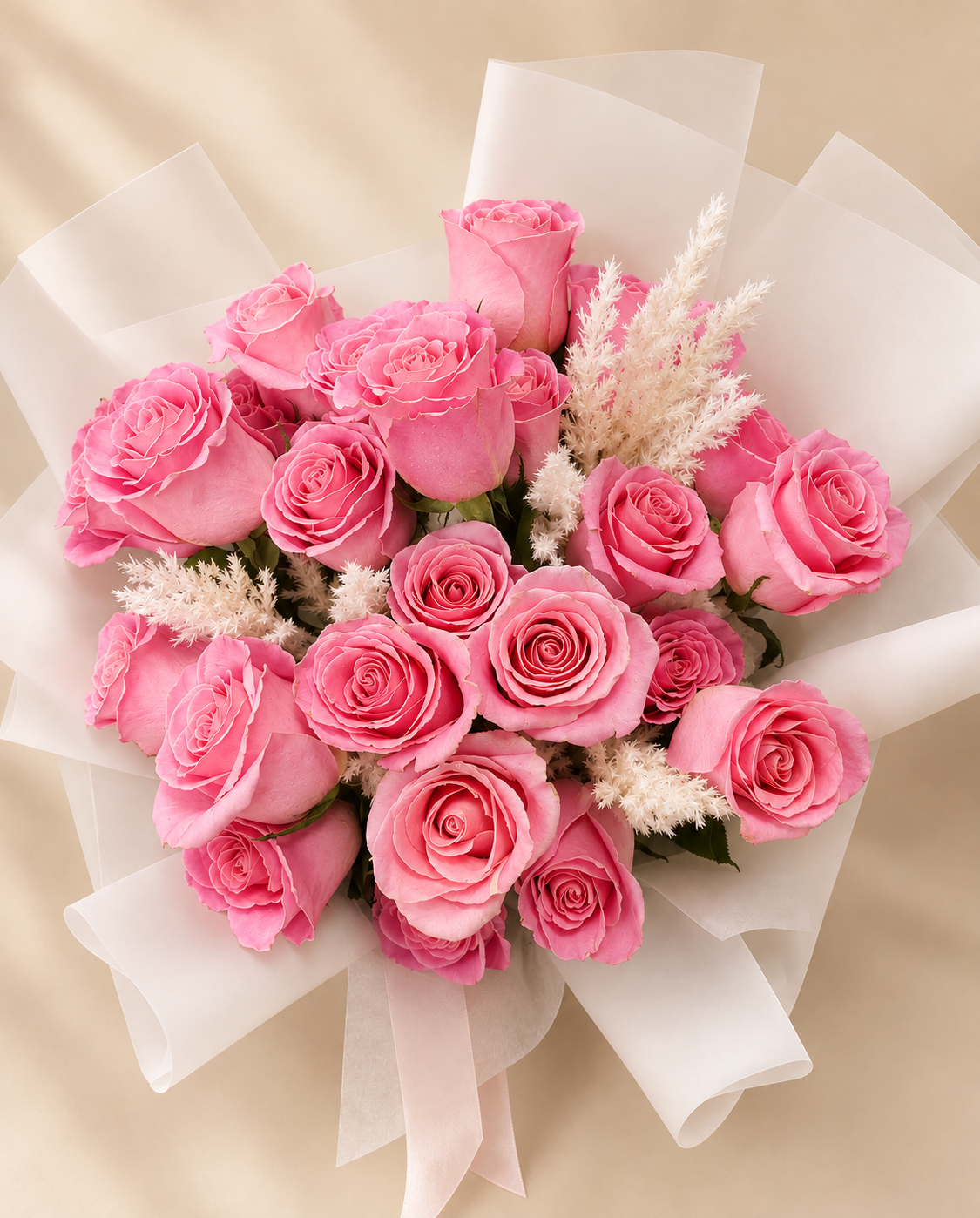 Pink Serenity Rose Bouquet