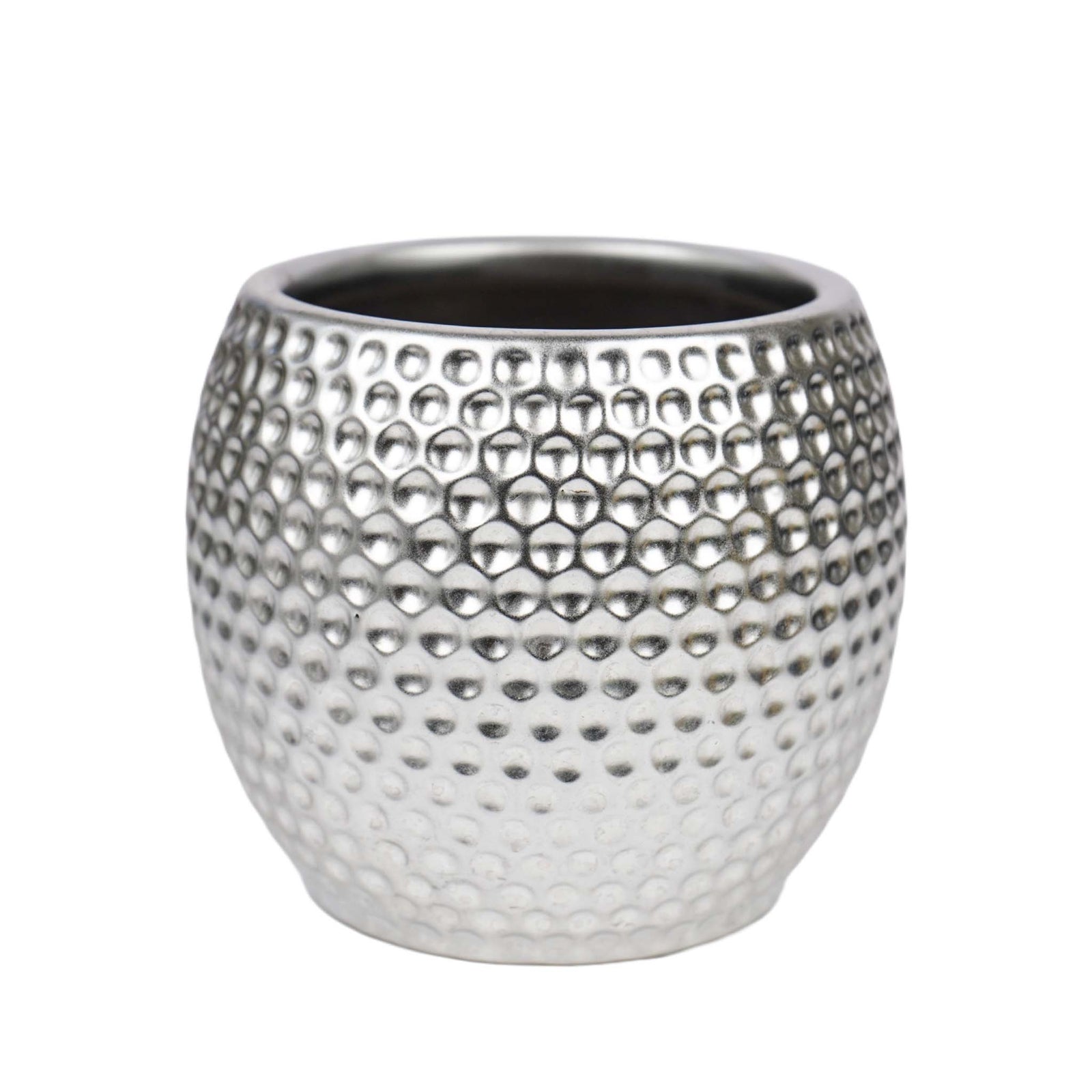 Pot Round Silver 11cm