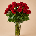 Red Rose Wrapped Bouquet