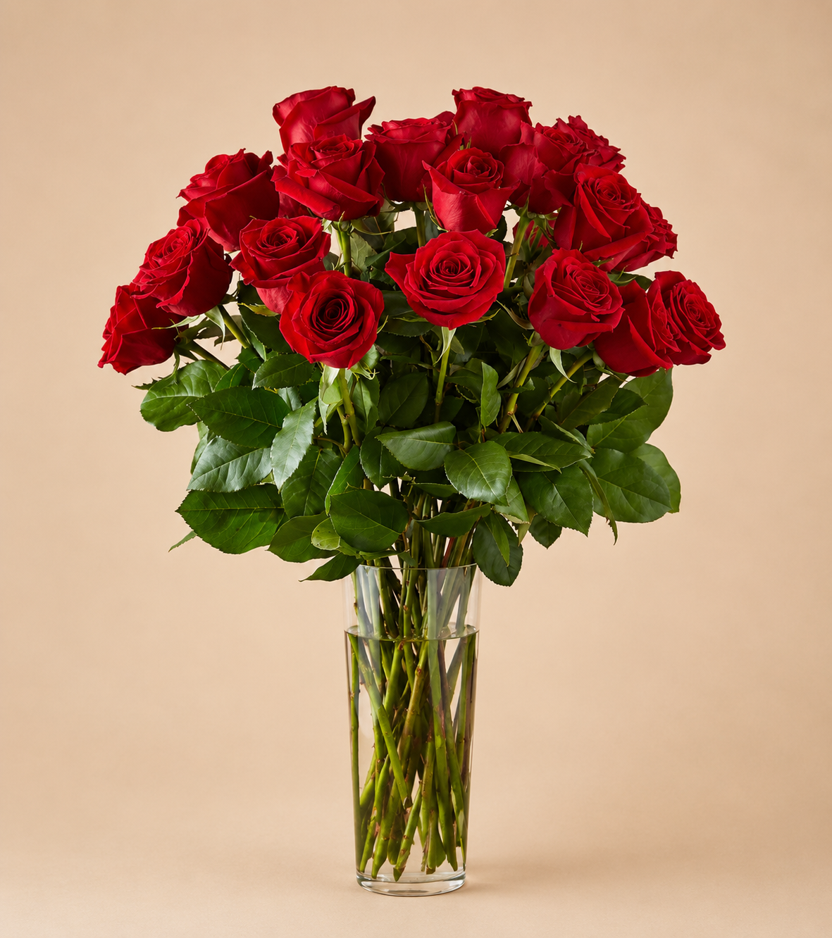 Red Rose Wrapped Bouquet