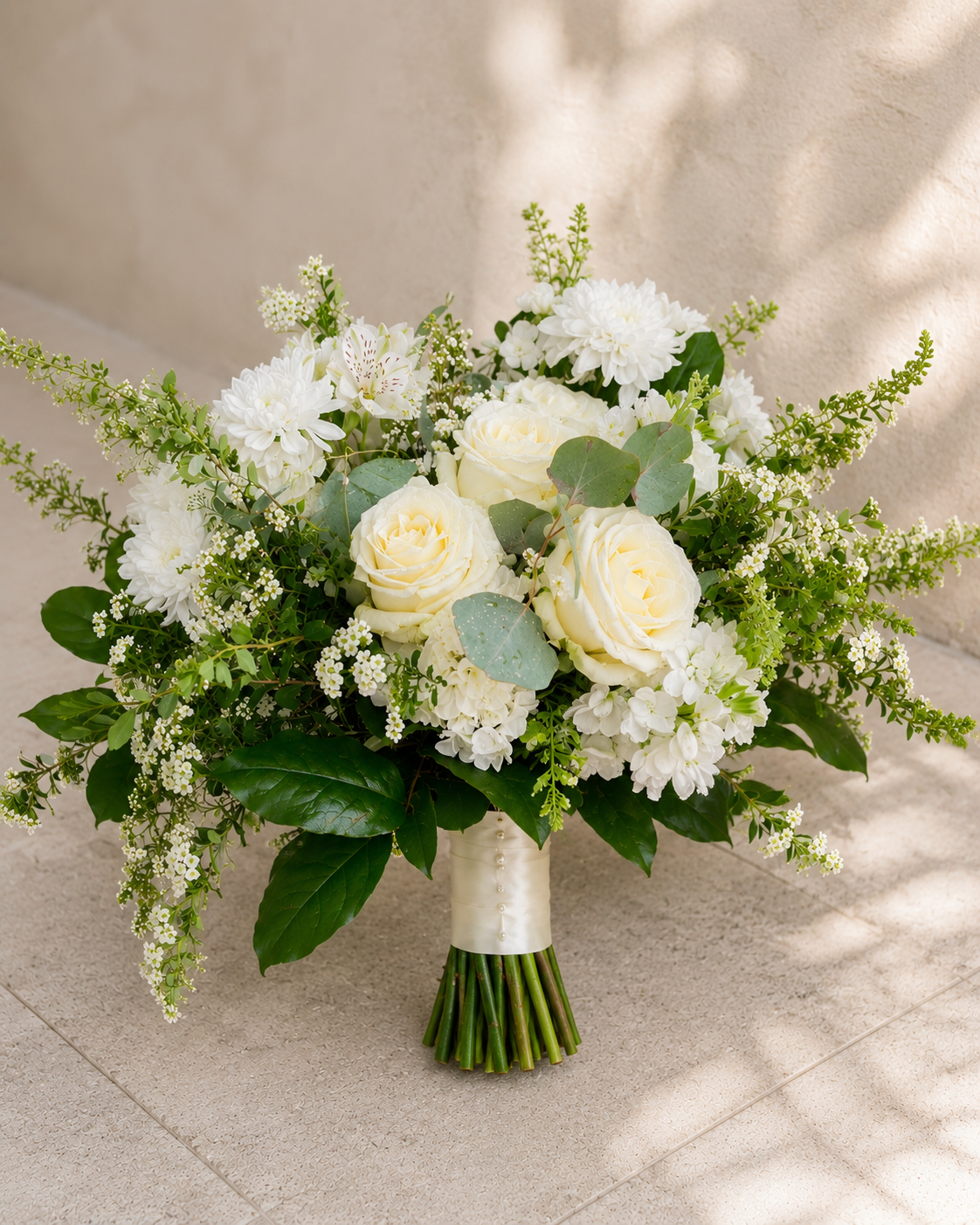 Snow Garden Bridal Bouquet