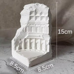 White Architectural Ruins Decor A