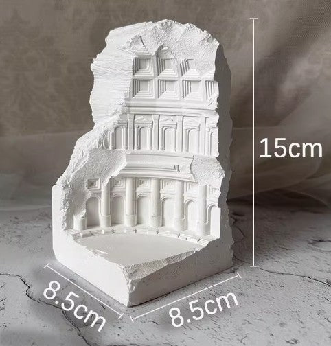 White Architectural Ruins Decor A