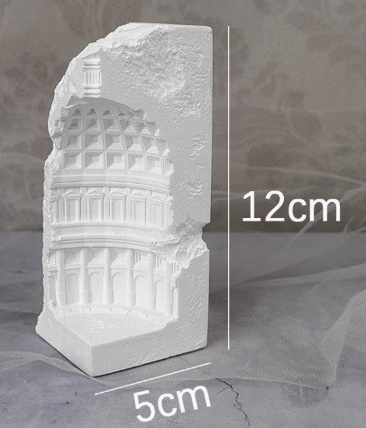 White Architectural Ruins Decor D